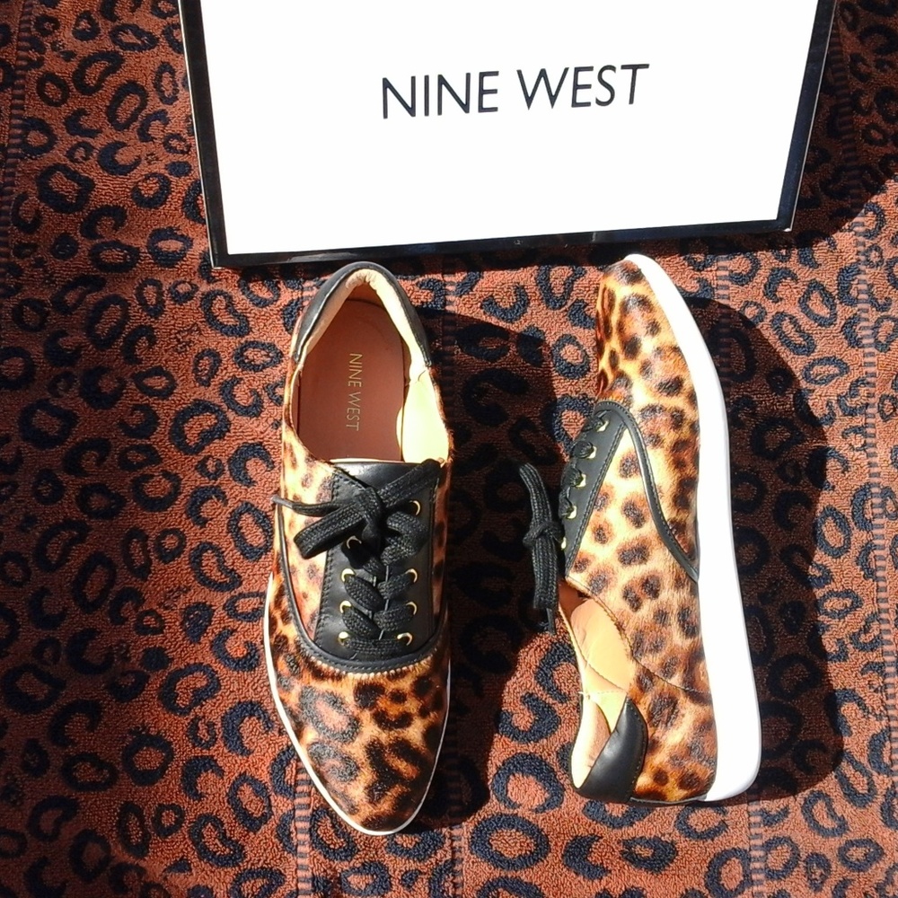 Nine West Leopard Sneakers
